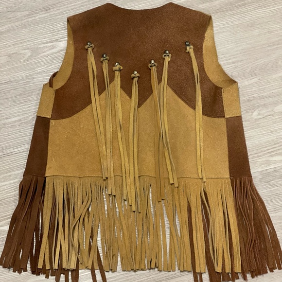 Vintage Fringe Cowboy Vest Jacket - Picture 4 of 7